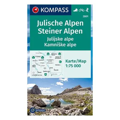 Julische Alpen, Steiner Alpen 1:75 000 - Autor Neuveden