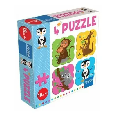 4 puzzle tučňák - Autor Neuveden