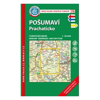 KČT 70 Pošumaví, Prachaticko - Autor Neuveden