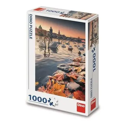 Puzzle 1000 Labutě na Vltavě - Autor Neuveden