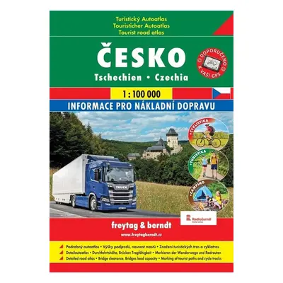 Česko turistický autoatlas 1:100 000 - Autor Neuveden