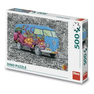 Puzzle 500 Hippies VW - Autor Neuveden