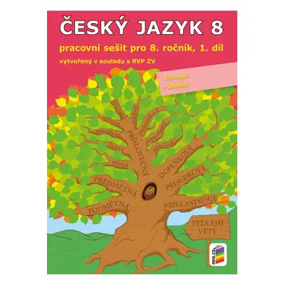 Český jazyk 8 1. díl Pracovní sešit - Autor Neuveden