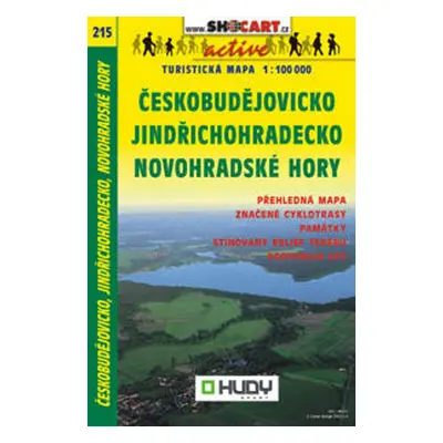 Českobudějovicko, Jindřichohradecko, Novohradské Hory 1:100 000 - Autor Neuveden