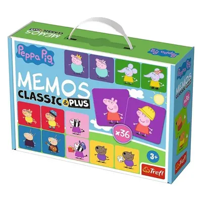 Pexeso Classic&Plus Prasátko Peppa 4v1 - Autor Neuveden