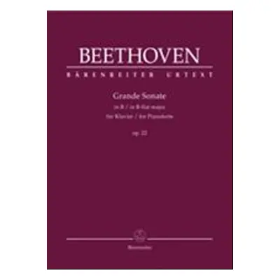 Beethoven Sonáta pro klavír - Autor Neuveden