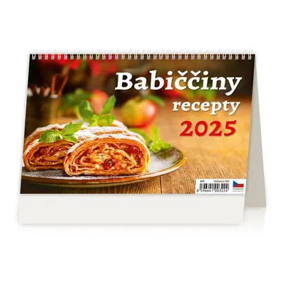 Babiččiny recepty 2025 - stolní kalendář - Autor Neuveden