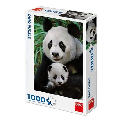 Puzzle 1000 Pandí rodina - Autor Neuveden