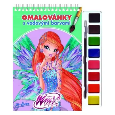 Winx club omalovánka s vodovými barvami a štětcem - Autor Neuveden