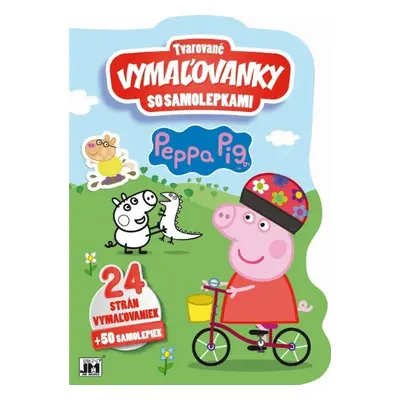 Tvarované vymaľovanky so samolepkami Peppa Pig - Autor Neuveden