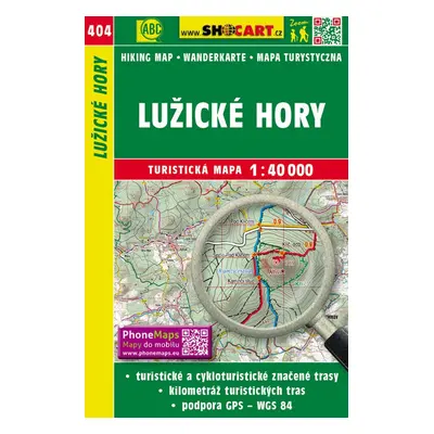 Lužické hory 1:40 000 - Autor Neuveden