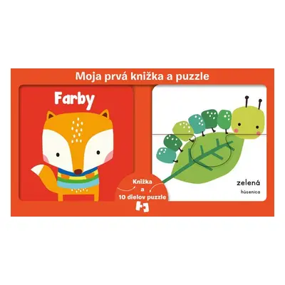 Moja prvá knižka a puzzle Farby - Autor Neuveden