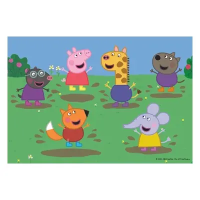 Puzzle 2x48 Peppa Pig a kamarádi - Autor Neuveden