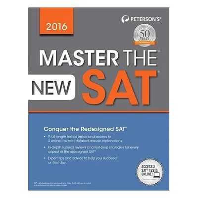 Peterson's Master the New SAT 2016 - Autor Neuveden