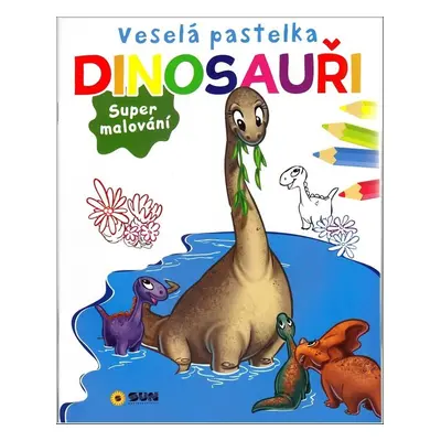 Veselá pastelka Dinosauři - Autor Neuveden