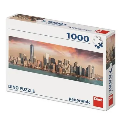 Puzzle 1000 Manhattan za soumraku panoramic - Autor Neuveden