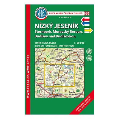 KČT 56 Nízký Jeseník 1:50 000 - Autor Neuveden