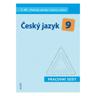 Český jazyk 9 III. díl Přehledy, tabulky, rozbory, cvičení Pracovní sešit - L. Bradáčová