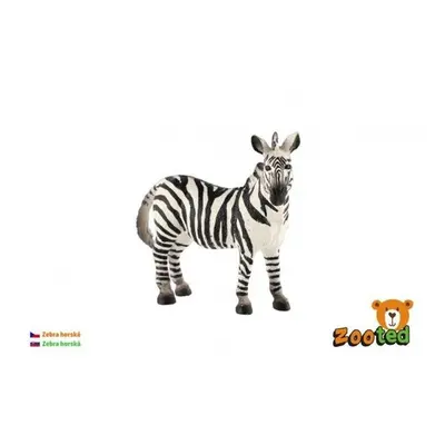 Zebra horská zooted plast 11cm v sáčku - Autor Neuveden