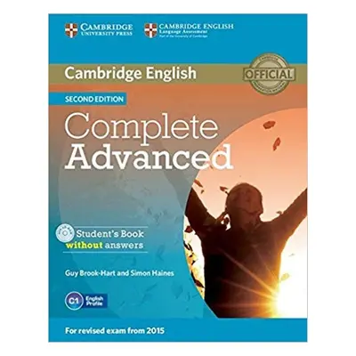 Cambridge English Complete Advanced Student´s Book without answers 2nd edition - Autor Neuveden