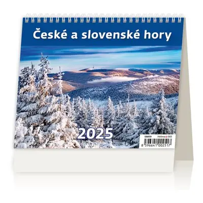 České a slovenské hory 2025 - stolní kalendář - Autor Neuveden