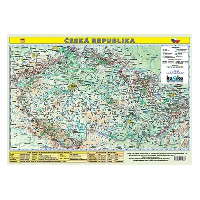 Česká republika Mapa A3 lamino - Petr Kupka