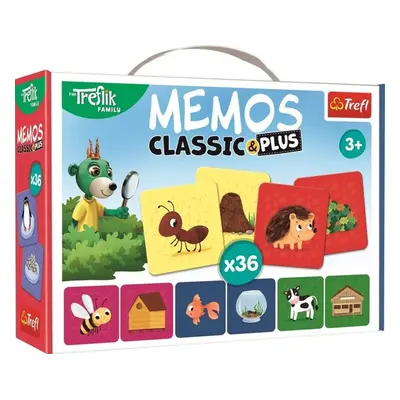 Pexeso Classic&Plus Zvířátka a jejich domečky 3v1 - Autor Neuveden