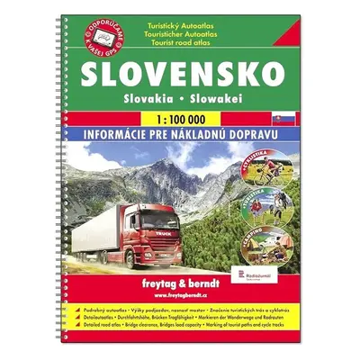 Turistický autoatlas Slovensko 1:100 000 - Autor Neuveden