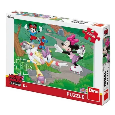 Puzzle 100XL Minnie sportuje - Autor Neuveden