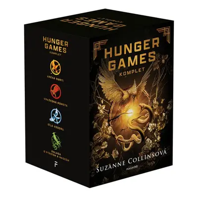 HUNGER GAMES – komplet, 1.-4.díl - box - Suzanne Collinsová