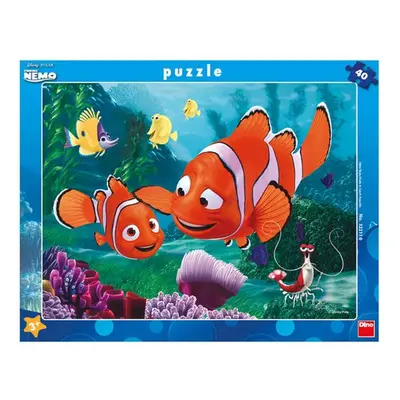 Puzzle 40 Nemo v bezpečí deskové - Autor Neuveden