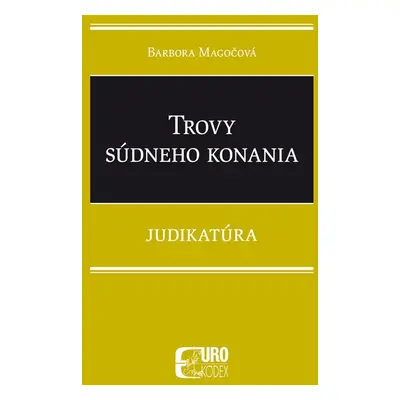 Trovy súdneho konania - Autor Neuveden