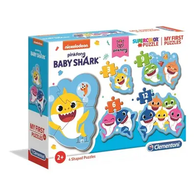 Moje první puzzle Baby Shark 4v1 - Autor Neuveden