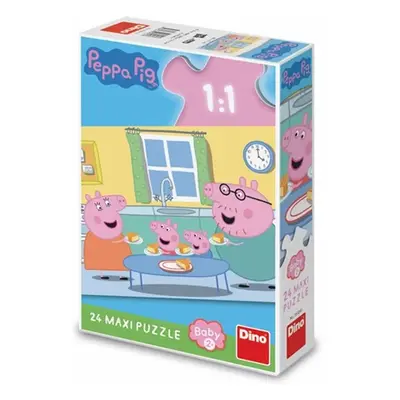 Puzzle 24 maxi Peppa Pig oběd - Autor Neuveden