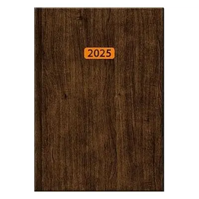 Týdenní diář FSC A5 2025 ART Wood - Autor Neuveden