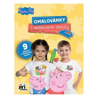 Omalovánky s nažehlovacími obrázky Prasátko Peppa - Autor Neuveden