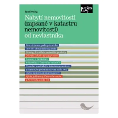 Nabytí nemovitosti (zapsané v katastru nemovitostí) od nevlastníka - Pavel Vrcha