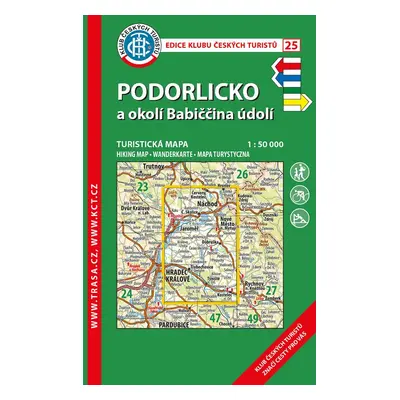 KČT 25 Podorlicko a okolí Babiččina údolí - Autor Neuveden