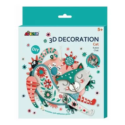 3D dekorace velká Kočka - Autor Neuveden