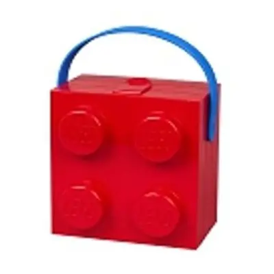 LEGO box s rukojetí červená - Autor Neuveden