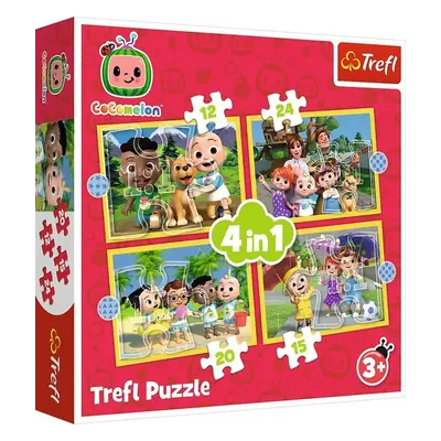 Puzzle Cocomelon Seznamte se 4v1 - Autor Neuveden