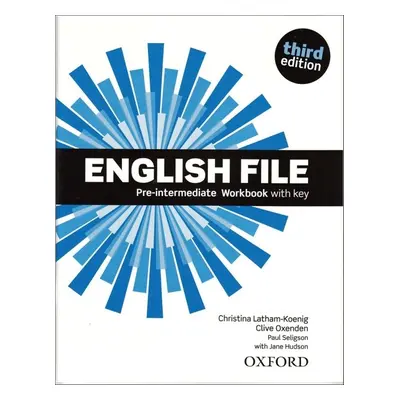 English File Third Edition Pre-intermediate Workbook with Answer Key - Autor Neuveden