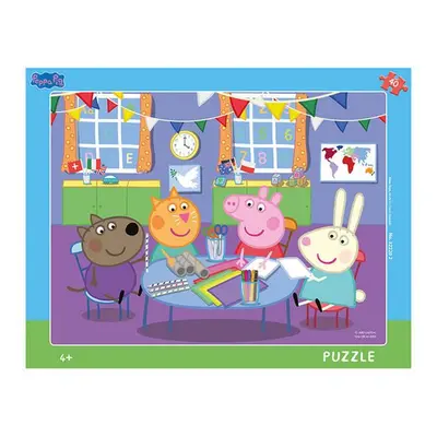 Puzzle 40 Peppa Pig Ve školce deskové - Autor Neuveden