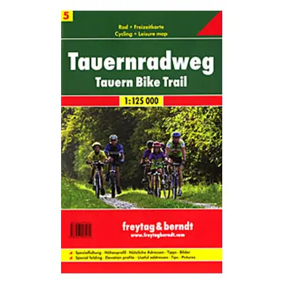 Cyklomapa Tauernradweg 1:125 000 - Autor Neuveden