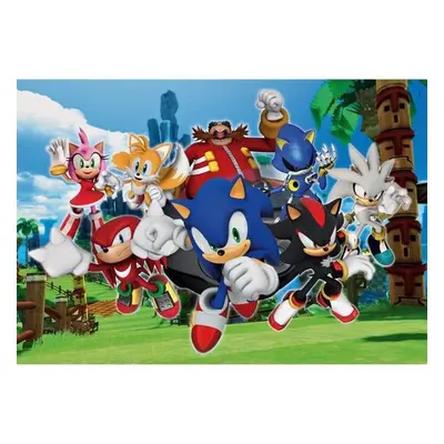 Puzzle Ježek Sonic 104 dílků - Autor Neuveden