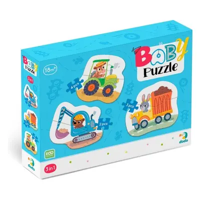 Baby puzzle Doprava 3v1 - Autor Neuveden