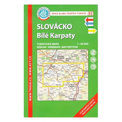 KČT 92 Slovácko, Bílé Karpaty - Autor Neuveden