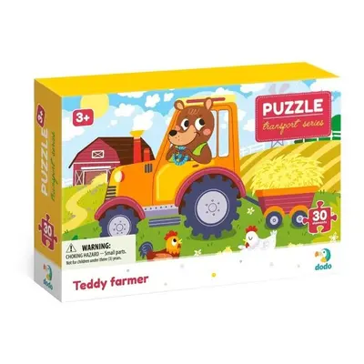 Puzzle Doprava: Farmář Teddy 30 dílků - Autor Neuveden