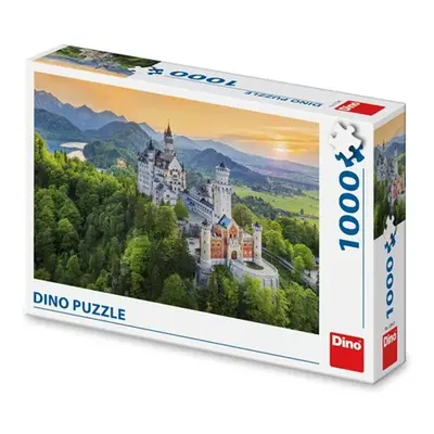 Puzzle 1000 Jarní Neuschwanstein - Autor Neuveden