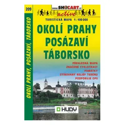 Okolí Prahy, Posázaví, Táborsko 1:100 000 - Autor Neuveden